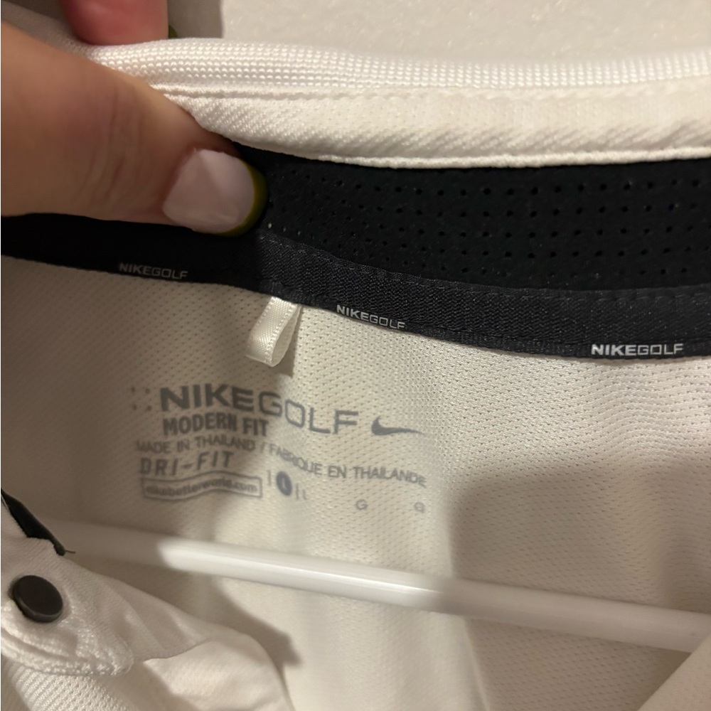 Nike Golf White Polo Shirt